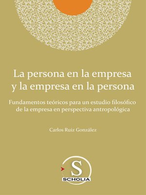 cover image of La persona en la empresa y la empresa en la persona